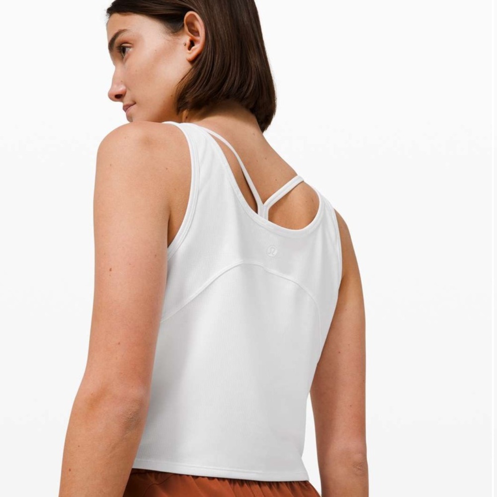 Lululemon Cropped Henley Tank Top